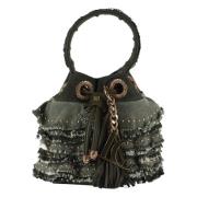 La Carrie Denim Bucket Bag Nimes Gray, Dam