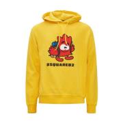 Dsquared2 Hoodies Yellow, Herr