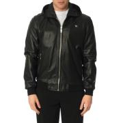 Richmond Leather Jackets Black, Herr