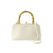 Jil Sander Laeder handvskor Beige, Dam