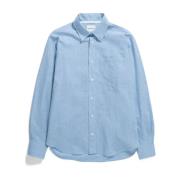 Norse Projects Algot Chambray Skjorta Blue, Herr