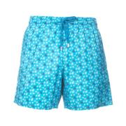 Vilebrequin Ultralight Provencal Turtles Badshorts Blue, Herr