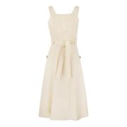 Max Mara Weekend Midi Dresses Beige, Dam