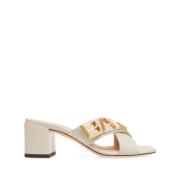 Bally High Heel Sandals White, Dam