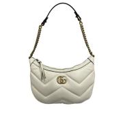 Gucci Vintage Pre-owned Laeder handvskor Beige, Dam