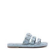 Aquazzura Sliders Blue, Dam