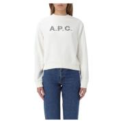 A.p.c. Round-neck Knitwear Beige, Dam