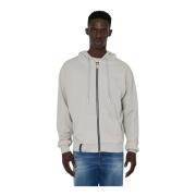 John Richmond Sweatshirts Hoodies Gray, Herr