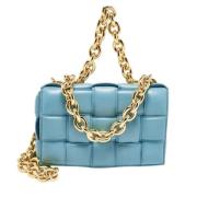 Bottega Veneta Vintage Pre-owned Laeder bottega-veneta-vskor Blue, Dam