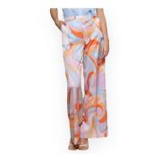 Kocca Wide Trousers Multicolor, Dam