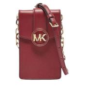 Michael Kors Pre-owned Pre-owned Laeder crossbodyvskor Red, Dam