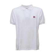 Roy Roger's Polo Shirts White, Herr