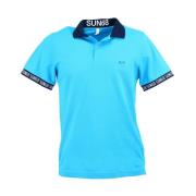 Sun68 Polo Shirts Blue, Herr