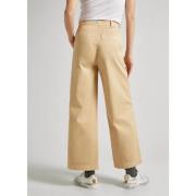 Pepe Jeans Wide Trousers Beige, Dam