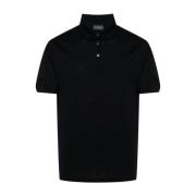 Emporio Armani Polo Shirts Black, Herr