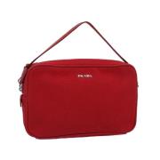 Prada Vintage Pre-owned Canvas prada-vskor Red, Dam