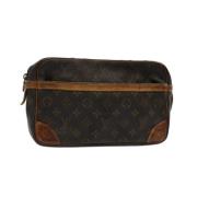 Louis Vuitton Vintage Pre-owned Canvas louis-vuitton-vskor Brown, Dam