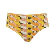 La DoubleJ Retro Ruffle Bikini Underdel Yellow, Dam