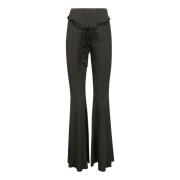 Rotate Birger Christensen Wide Trousers Black, Dam