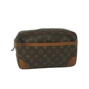 Louis Vuitton Vintage Pre-owned Canvas louis-vuitton-vskor Brown, Dam