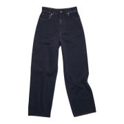 Acne Studios Cropped Jeans Black, Dam