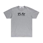 Comme des Garçons Play T-Shirts Gray, Dam