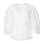 Carolina Herrera Blouses Shirts White, Dam