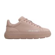 Love Moschino Sneakers Pink, Dam