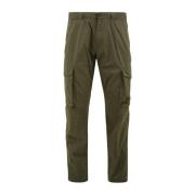 Aspesi Tapered Trousers Green, Herr