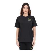 Puma T-Shirts Black, Dam