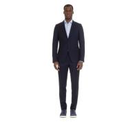 Ermenegildo Zegna Two-Button Suit IN Wool-Mohair, Drop 8 Blue, Herr