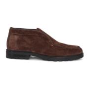 Santoni Klassisk Suede Chukka Boot Brown, Herr