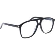 Saint Laurent Original Prescription Glasses for Men Black, Herr