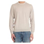 Drumohr Round-neck Knitwear Gray, Herr