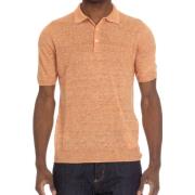 Gran Sasso Polo Shirts Orange, Herr