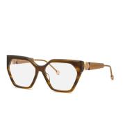 Philipp Plein Vpp068S 03Bq Glasögonbåge Brown, Dam