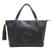 Gucci Vintage Pre-owned Laeder gucci-vskor Black, Dam