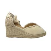 Castañer Brianda Espadrille Sandaler White, Dam