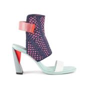 United Nude Grafisk Vävd Slingback Sandal med Flared Klack Multicolor,...