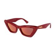 Bottega Veneta Röda Bv1101S Solglasögon Red, Dam