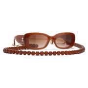 Chanel Solglasögon Brown, Unisex