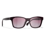 Chanel Sunglasses Purple, Dam