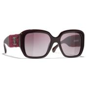 Chanel Sunglasses Red, Unisex