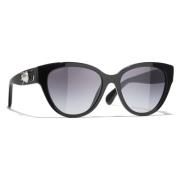 Chanel Sunglasses Black, Unisex