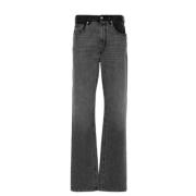 MM6 Maison Margiela Wide Jeans Gray, Dam