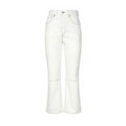 Jacquemus Flared Jeans White, Dam