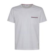 Thom Browne Vit Fick T-shirt Medium Vikt Jersey White, Herr