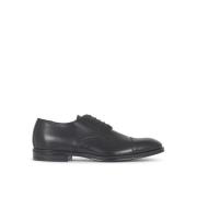 Canali Svarta Platta Skor Zapatos Black, Herr