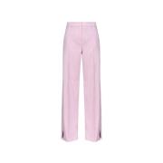 Pinko Purezza Palazzo Byxor i Rosa Crêpe Pink, Dam