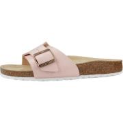 Birkenstock Sliders Pink, Dam